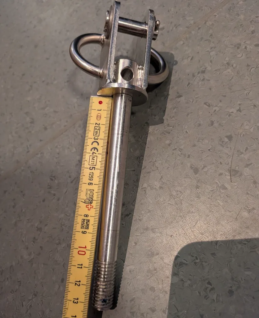 Lengde gooseneck bolt