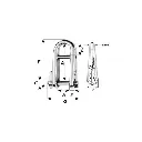 Wichard, Nøkkelsjakkel med tverrpinne mål.webp