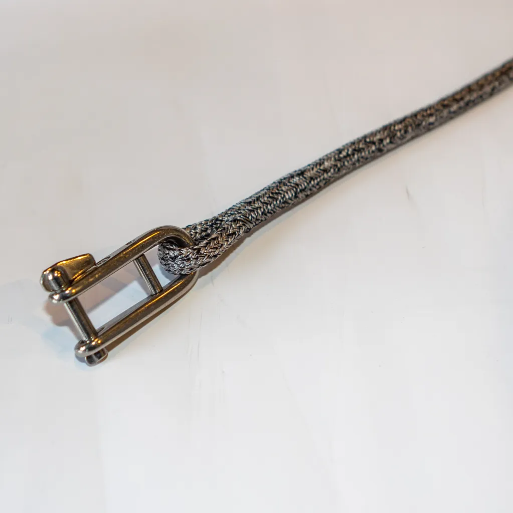 Storseilfall med spleiset sjakkel