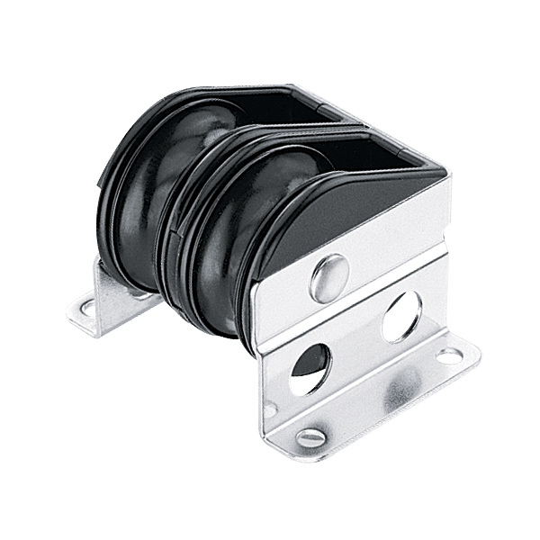 Harken, Big Bullet Blokk Dobbel Upright Ledeblokk