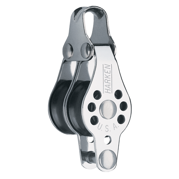 [227] Harken, Blokk Micro 22mm Dobbel Becket