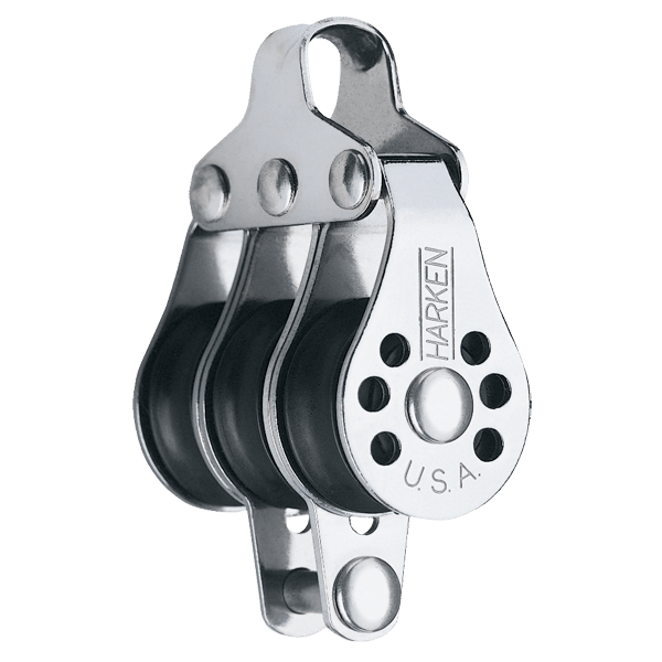 [229] Harken, Blokk Micro 22mm Trippel Becket