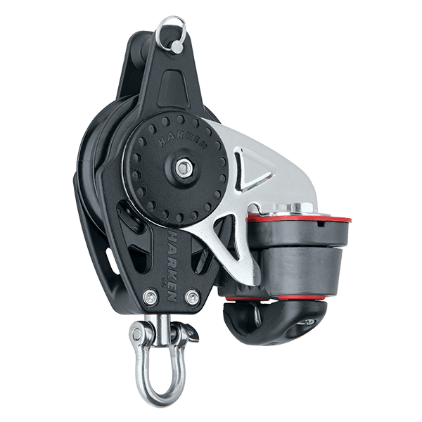 [2616] Harken, Blokk 57mm Carbo Swivel Becket 150Cam