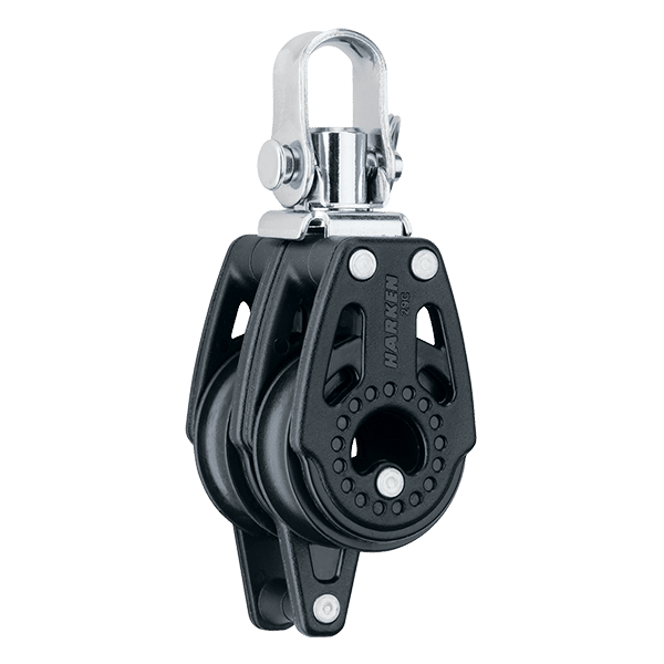 [343] Harken, Carbo Blokk 29mm Dobbel Swivel Becket
