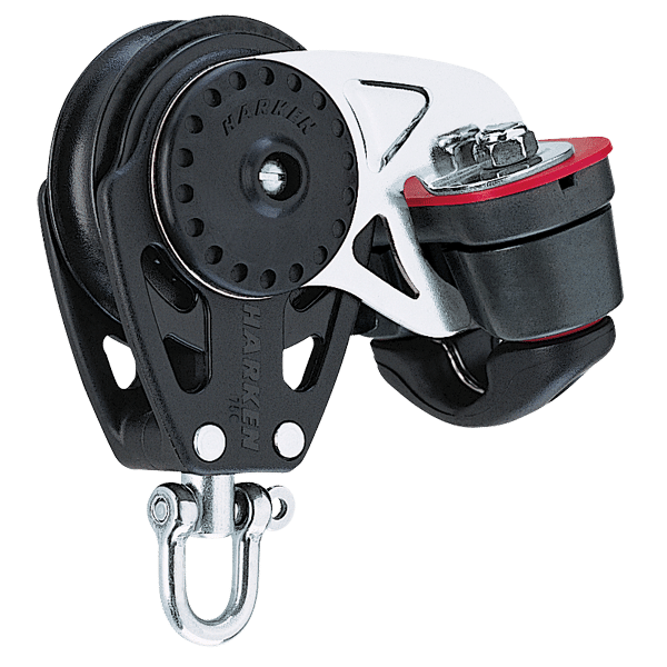 [2666] Harken, Blokk 75mm Carbo Swivel 150Cam