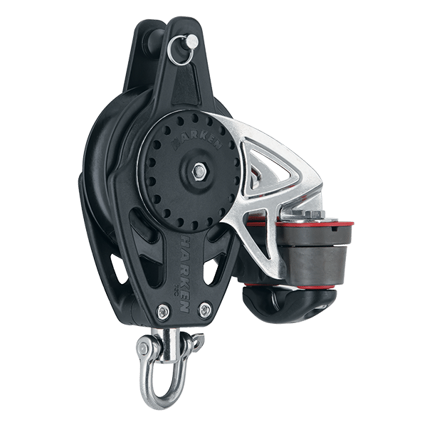 [2667] Harken, Blokk 75mm Carbo Swivel 150Cam Becket