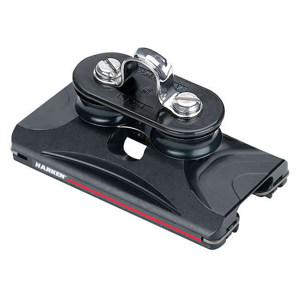 Harken, 22mm High Load Storseilvogn med sjakkelfeste og trinser