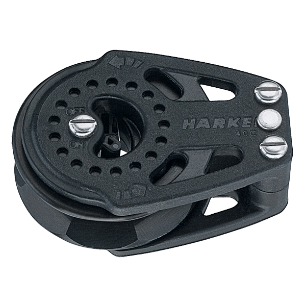 [2614] Harken, Blokk 40mm Carbo Ratchet Kinn