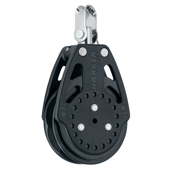 [2680] Harken, Blokk 75mm Carbo Ratchamatic
