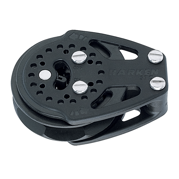 [2137] Harken, Blokk 57mm Carbo Ratchet Kinn