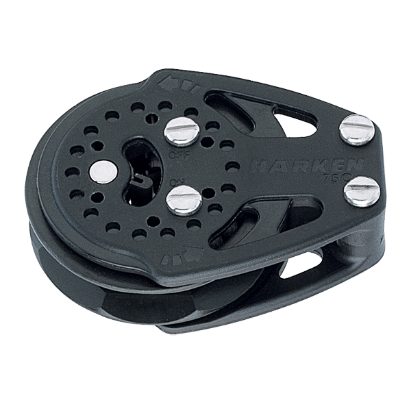 [2672] Harken, Blokk 75mm Carbo Ratchet Kinn