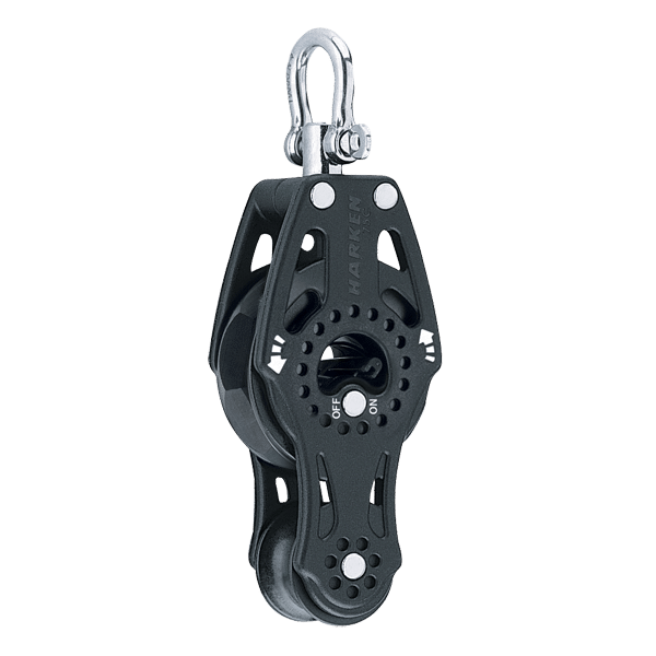 [2694] Harken, Blokk 75mm Carbo Ratchet Fiolin