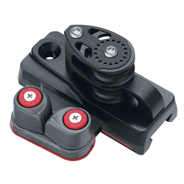 [E3256] Harken, 32mm ESP endestoppere med cleat for 4:1 utveksling