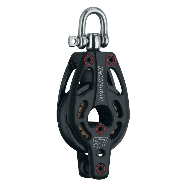 [3229] Harken, Black Magic Blokk 57mm Becket Low-Load