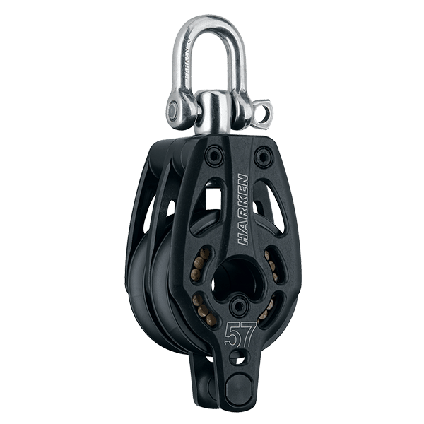 [3218] Harken, Black Magic Blokk 57mm Dobbel Becket