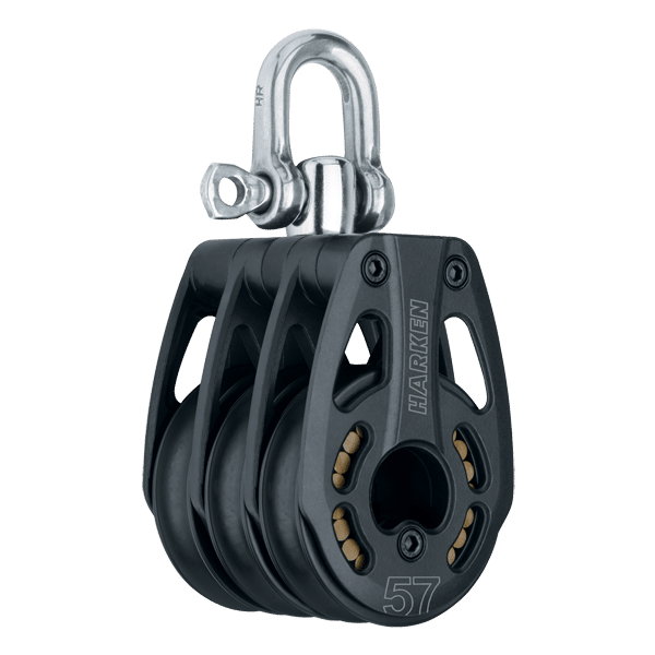 [3219] Harken, Black Magic Blokk 57mm Trippel