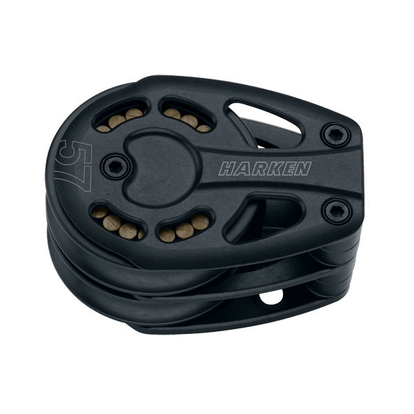 [3222] Harken, Black Magic Blokk 57mm Dobbel Kinn High-Load