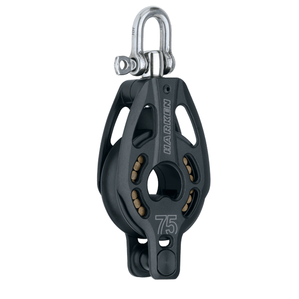 [3232] Harken, Black Magic Blokk 75mm Becket