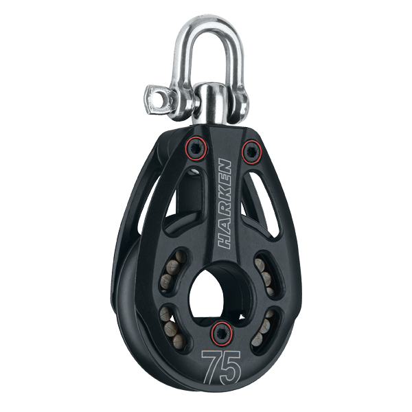 [3243] Harken, Black Magic Blokk 75mm Low-Load
