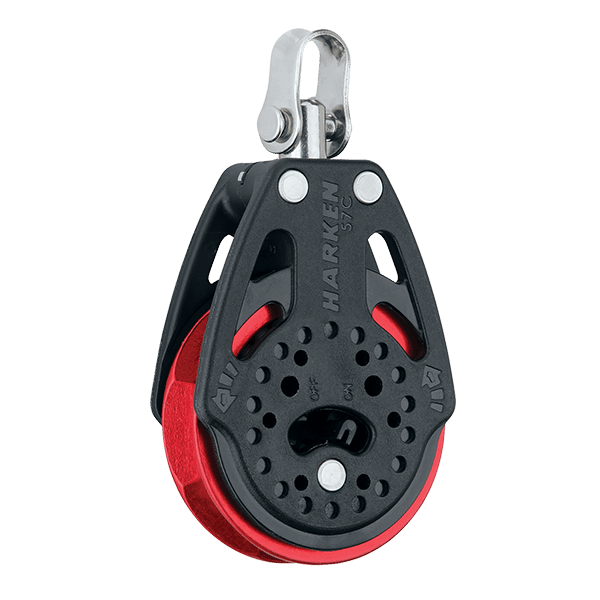 Harken, Blokk 57mm Carbo Ratchet Red