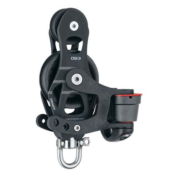 [6265] Harken, 60mm Element Blokk Fiddle Swivel w/150 Cam