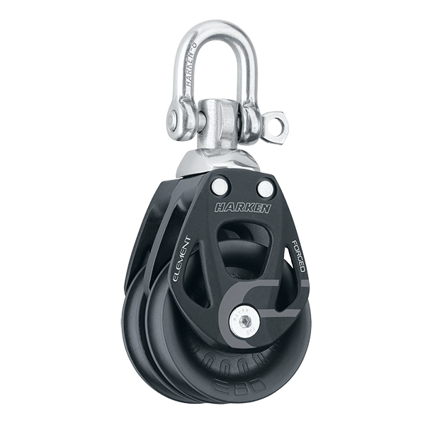 Harken, 80mm Element Blokk Double Swivel Block