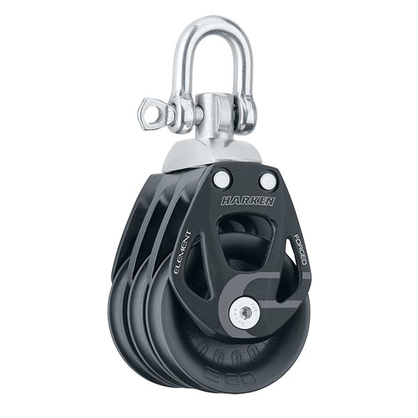 [6272] Harken, 60mm Element Blokk Triple Swivel Block