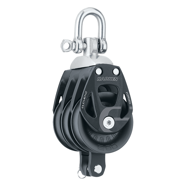 [6273] Harken, 60mm Element Blokk Triple Swivel Block w/Becket