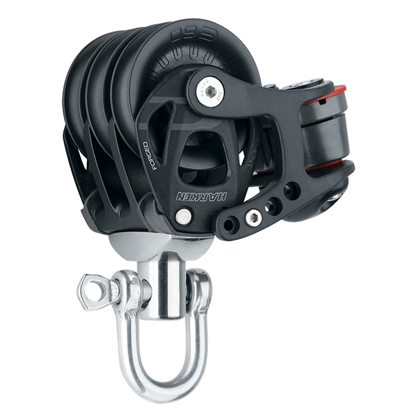 [6274] Harken, 60mm Element Blokk Triple Swivel w/150 Cam