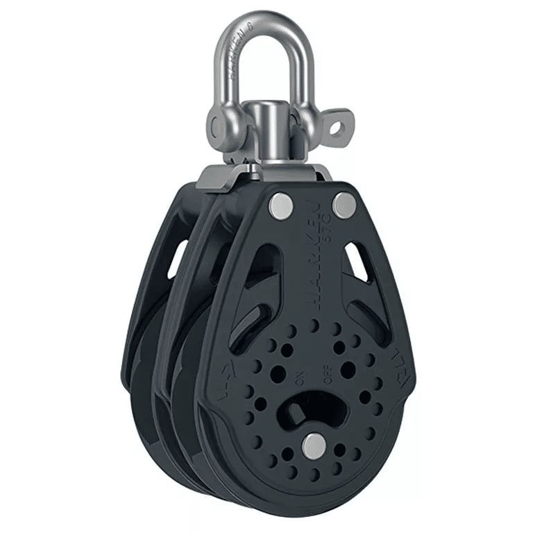 Harken, Blokk 57mm Carbo Ratchet Dobbel