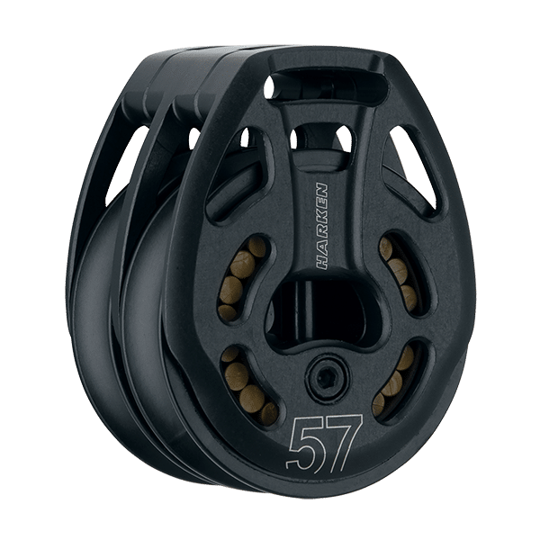 [3386] Harken, Black Magic Blokk 57mm Dobbel Loop