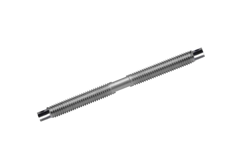 [930610AHV] Dobbelt gjengestykke for strekkfisk - Blue Wave - 3/8"