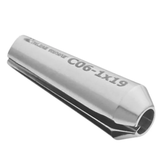 Kon for valsefri terminal - ø5mm, 1x19 wire