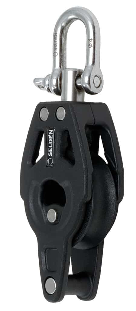 [403-101-03R] Selden, 30mm Kulelagret Blokk Enkel/Becket Svivel