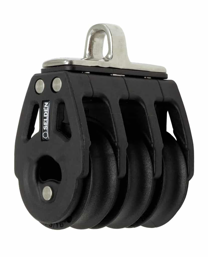 [403-101-06R] Selden, 30mm Kulelagret Blokk Triple