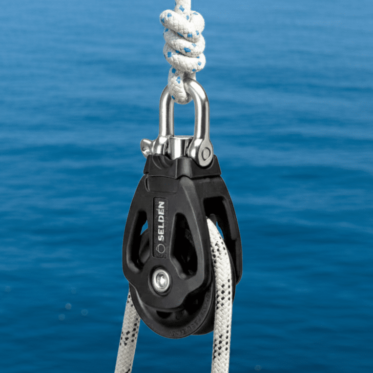 [406-001-01R] Selden 60mm enkeltblokk