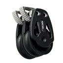 Selden 60mm Dobbel Kinnblokk med lås AClockw.