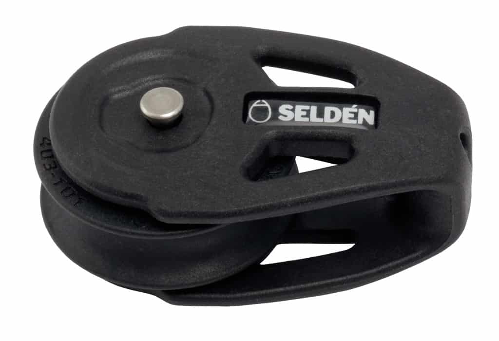 [403-101-08R] Selden, 30mm Kulelagret Blokk Tie On