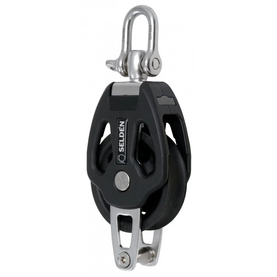 [407-001-02R] Selden, 70mm Enkeltblokk med becket