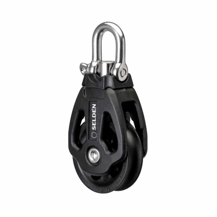 [404-001-01R] Selden 40mm Enkeltblokk