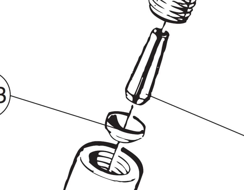 [301-151] Furlex Wedge Sta-Lok L=24(Wire 5) St