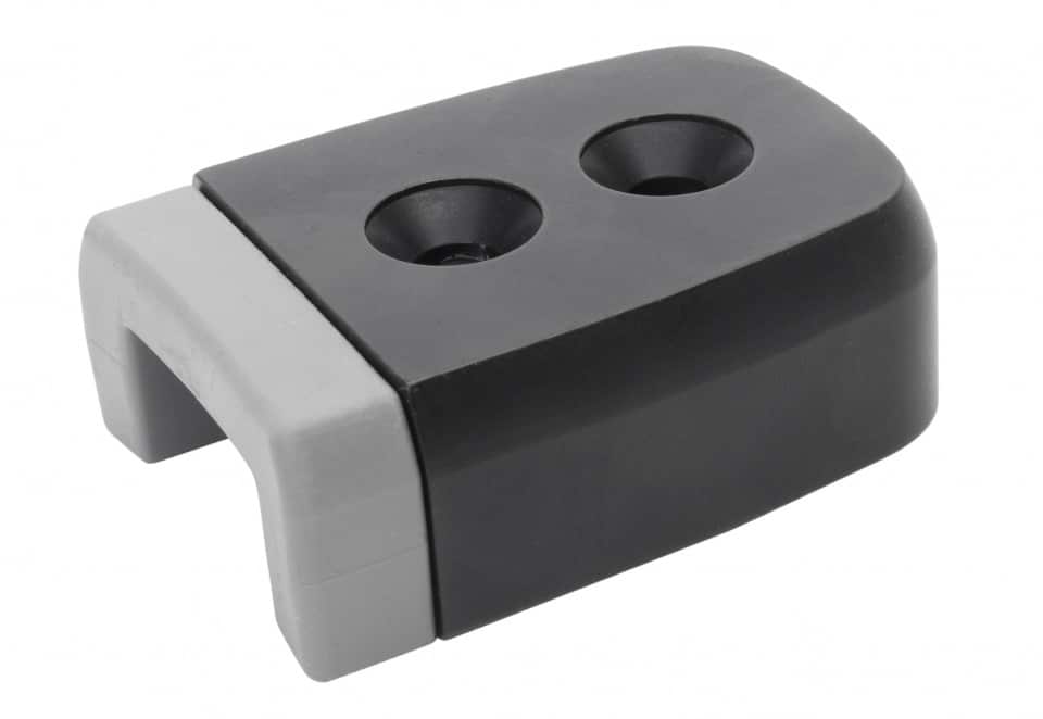 [443-166-01] Selden, Heavy duty endestopper for 30mm skinne