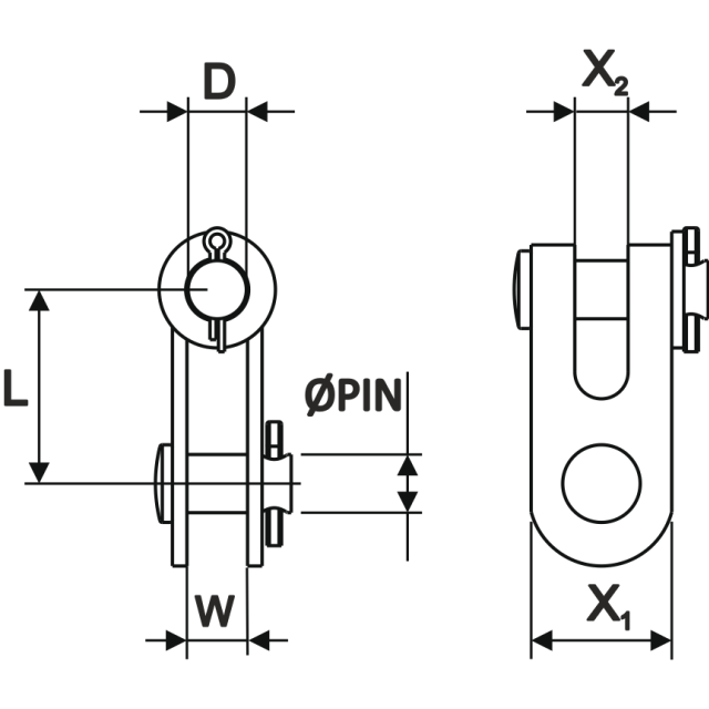 [517-048-02] Selden, Toggle Fo/Fo Wire Ø8(2 Pins)