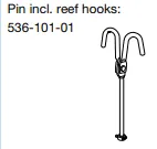 [536-101] Selden, Reef Hook Ø8         St