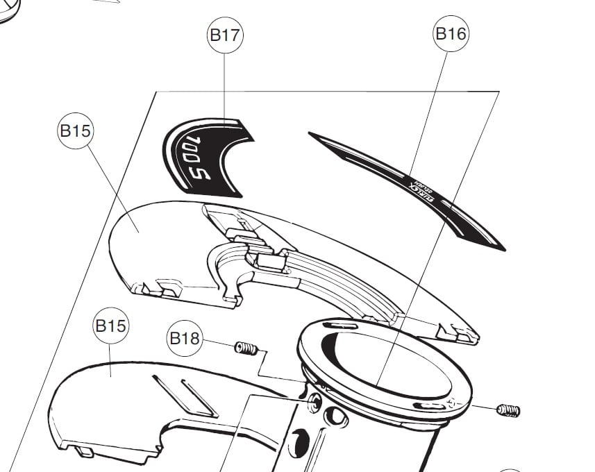 [539-358-01] Flange Half (Furlex100) Deksel