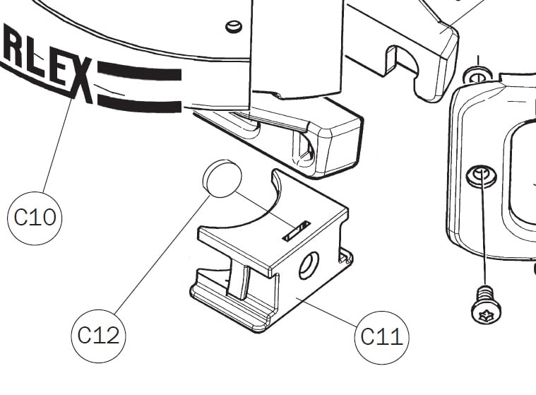 [539-577-01] Furlex Lock Blokk Furlex 200S