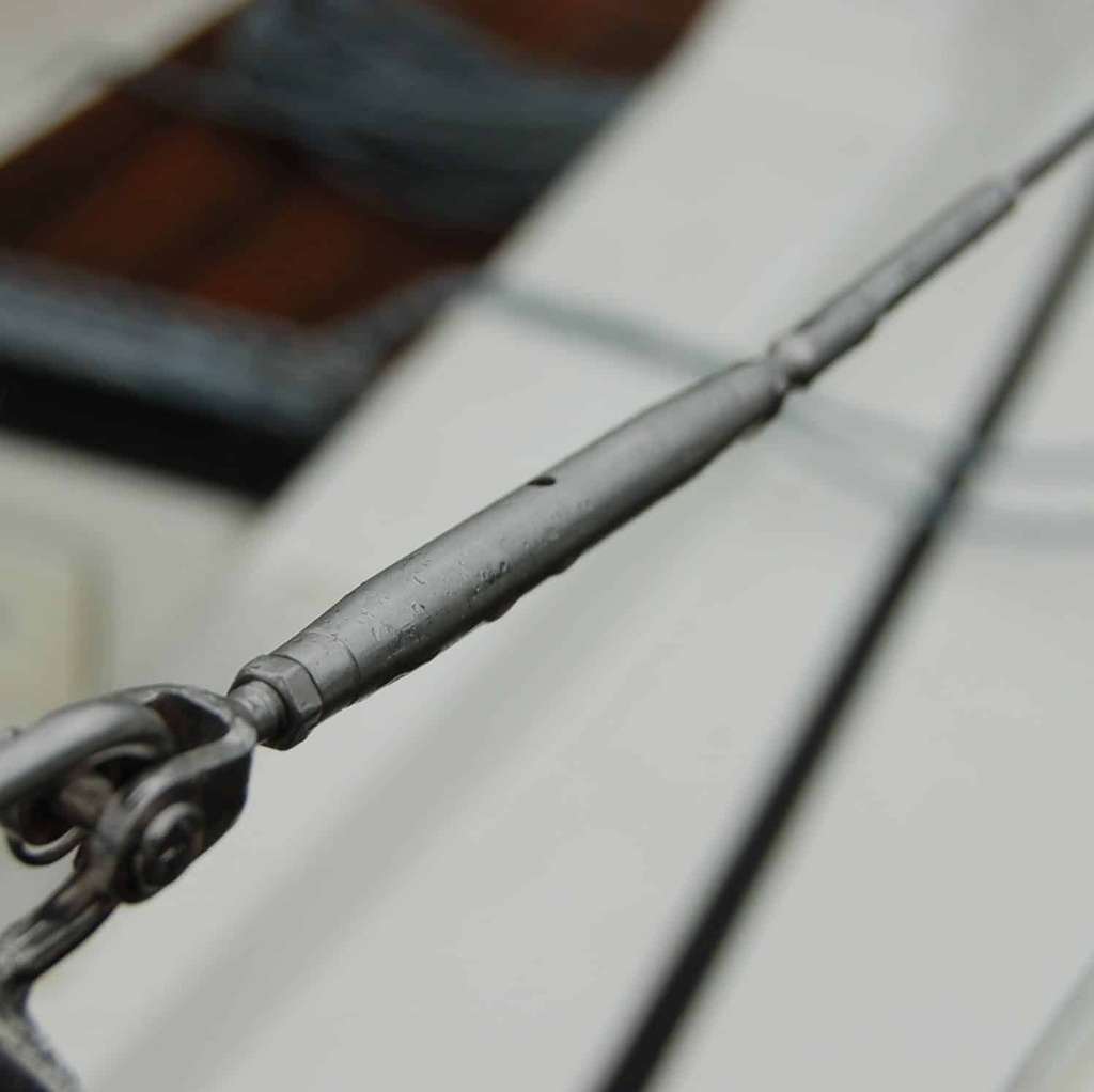 [Rekkewire4sf] Rekkewire, 4mm med strekkfisk, for båter opp til 43 fot