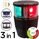 Mantagua, LED Tricolor, anker, strobe, night/day lanterne 2nm, for båter over 40 fot
