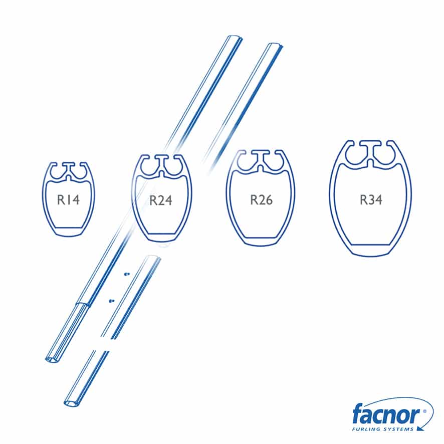 [9190024040] Facnor 2 meter R24 Profil