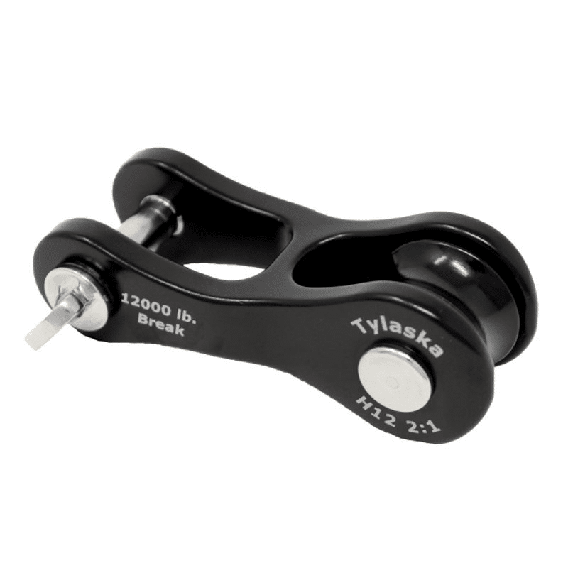 Tylaska, H12 Aluminum Halyard Shackle 2:1
